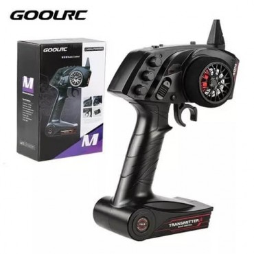 RÁDIO CONTROLE GOOLRC TG3 2.4GHZ 3 CANAIS DIGITAL TRANSMISSOR COM RECEPTOR PARA AUTOMODELOS E BARCOS RMTG3